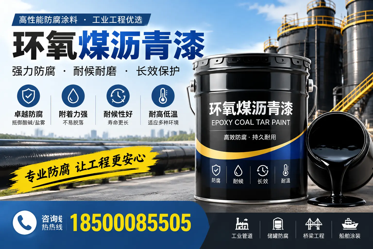 环氧煤沥青漆的施工方法与注意事项,确保在临沧顺利完成